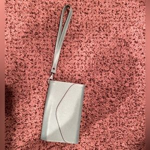 Light blue wallet/wristlet bag, NEW